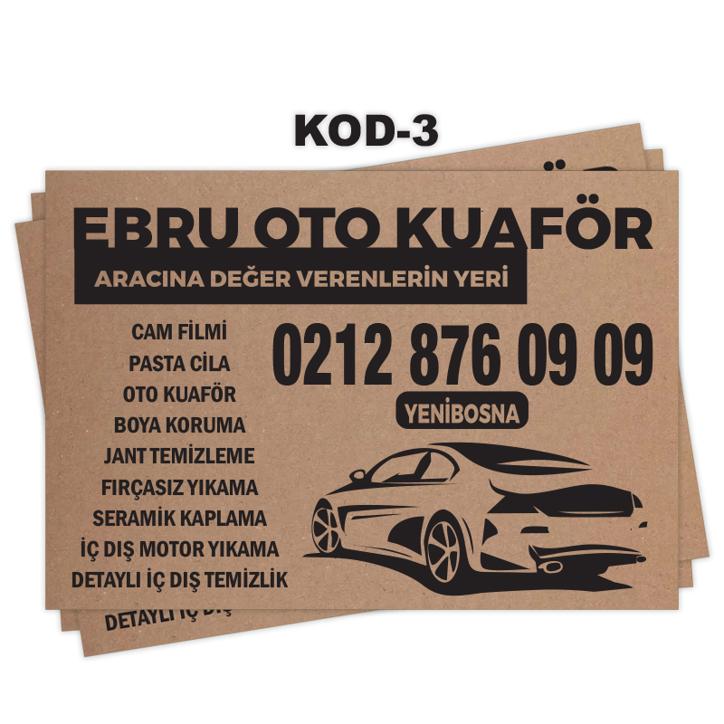 Oto Paspas Kağıdı Oto Paspas Kağıdı Baskısı