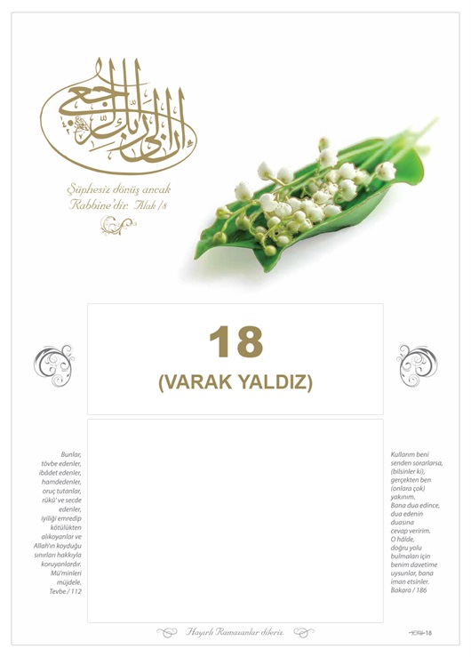 Yaldız Baskılı İmsakiye İmsakiye basan matbaalar