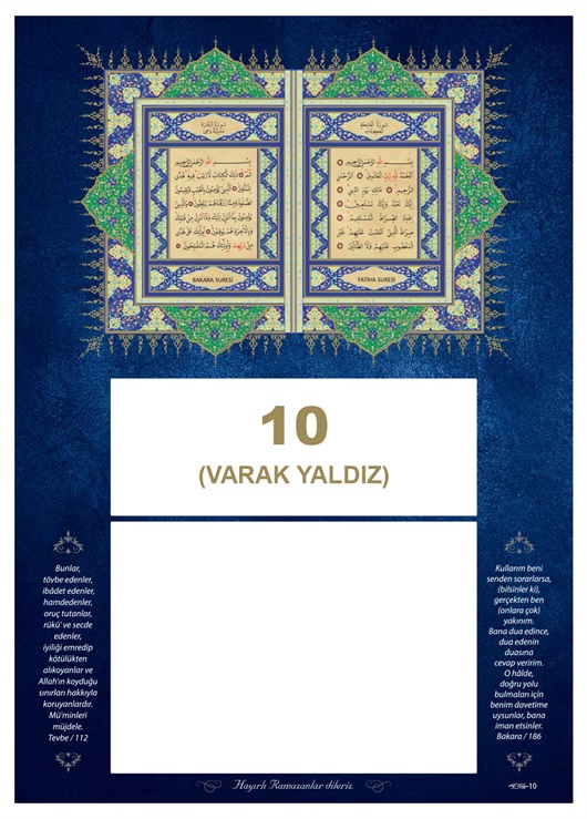 Yaldız Baskılı İmsakiye İmsakiye bastırma yeri