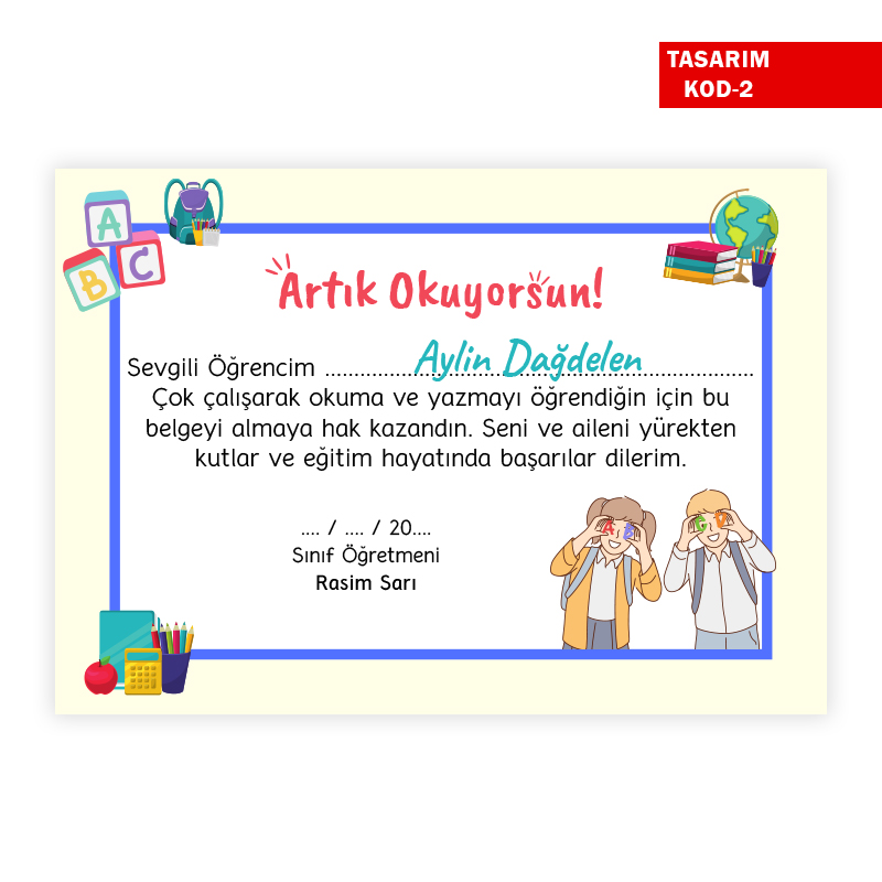 Okul Sertifikası Okul Sertifikası