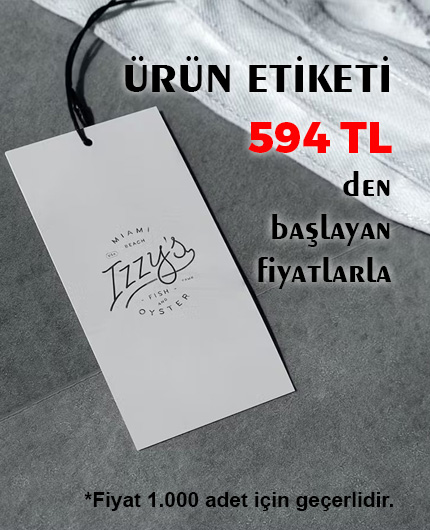 Delikli İpli Ürün Etiketi