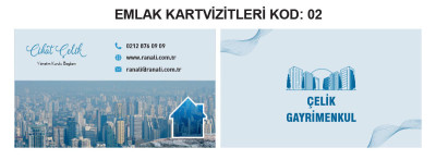 Emlakçı Kartvizit Örnekleri