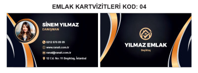 Emlakçı Kartvizit Örnekleri