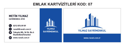 Emlakçı Kartvizit Örnekleri