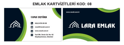 Emlakçı Kartvizit Örnekleri
