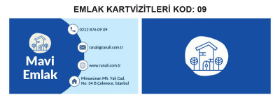 Emlakçı Kartvizit Örnekleri